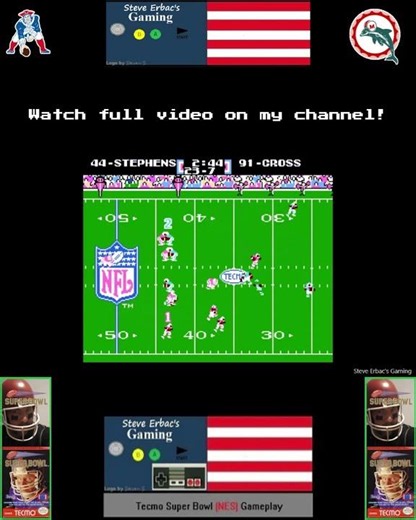 Punting the ball?! What's that?!...#mrerbacsgaming #tecmosuperbowl #nes #footballgames #nfl #tsb