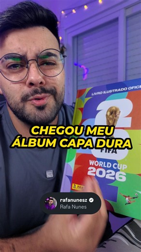 Finalmente em mãos: O álbum CAPA DURA da Copa 2026 é ABSURDO! 🤩🔥 #Futebol #Nostalgia