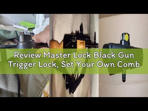 Review Master Lock Black Gun Trigger Lock, Set Your Own Combination Gun Lock Trigger Guard for Pisto