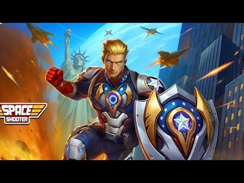 A top-down space shooter game where players pilot a spaceship to protect Earth from alien invaders