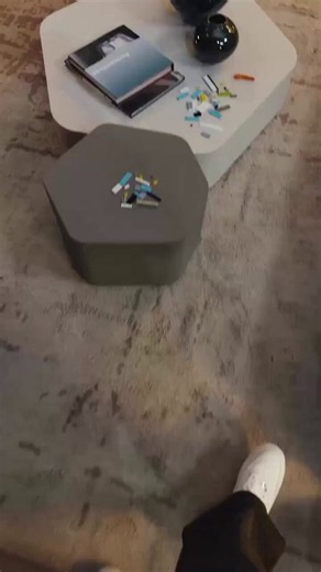 Kylian Mbappe with Cristiano Ronaldo’s shirt and LEGO that he built. 😂🤍