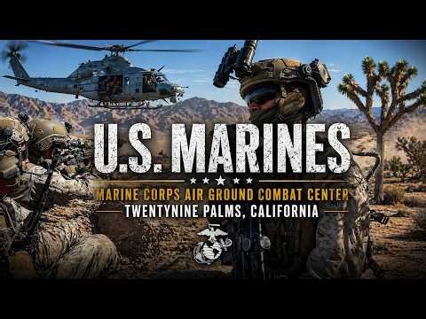 U.S. Marines conduct SLTE Ops at Marine Corps Air Ground Combat Center