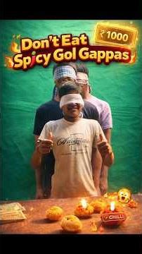 Mirch🌶️ Wala Gol Gappa Se Bacho Challenge 💥 #shorts #shortsfeed #teamtakatak #family