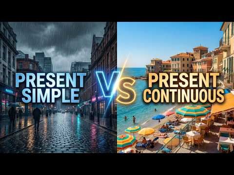 Learn Present Simple & Present Continuous Easily | English Story Podcast for Beginners
