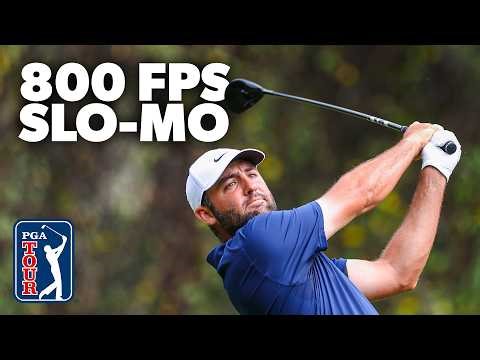 Golf swings in ULTRA slow motion | Scheffler, McIlroy, Fleetwood & Morikawa