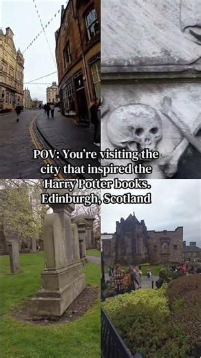 Edinburgh, Scotland was the inspiration for the Harry Potter books. ❤️🏴󠁧󠁢󠁳󠁣󠁴󠁿✈️