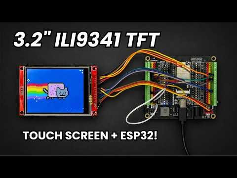 3.2" ILI9341 TFT Display + XPT2046 Touch Screen ESP32 Tutorial
