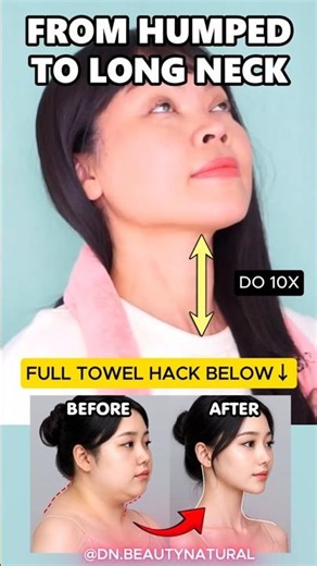 Get a Longer Neck FAST with This Towel Hack!