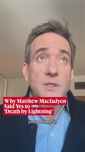 What makes Matthew Macfadyen say yes to a role? It’s all in the writing, he tells Katey Rivh. They discuss his post-‘Succession’ career and role as the real-life presidential assassin Charles Guiteau in Netflix’s ‘Death by Lightning.’ Full conversation at the link in bio #matthewmacfadyen #succession #deathbylightning