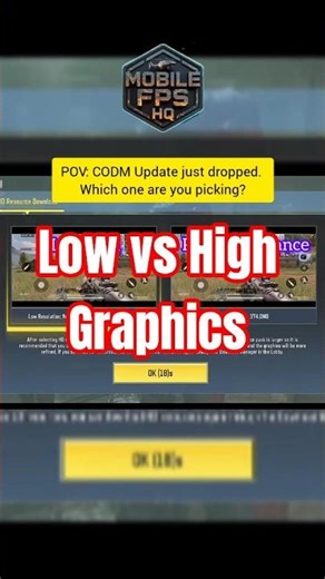 Low vs High Graphics in CODM S1 💎 Which did YOU choose?