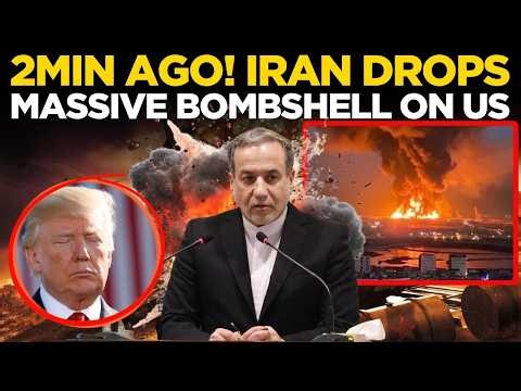 Breaking News LIVE: Iran's Biggest Strike on US Tonight? | FM araghchi Biggest Announcement | Trump