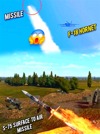 S-75 Surface To Air Missile vs F-18 Hornet in Warthunder