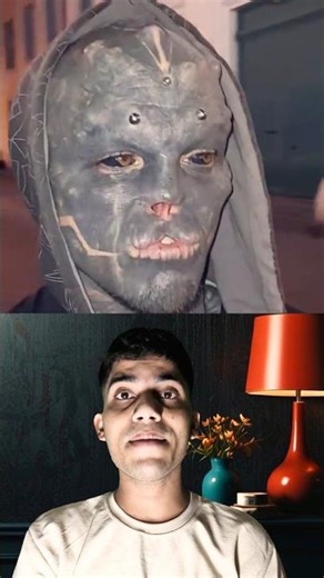 Man Transforms Into A Real-Life Alien! 👽#shorts