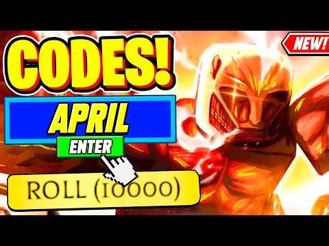 ⚠️New⚠️ ALL WORKING CODES For Attack On Titan Revolution April 2026 - Roblox AOT Revolution Codes