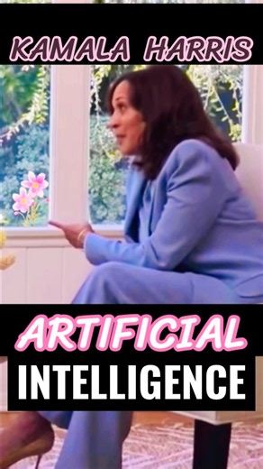 Kamala Harris explains AI & algorithms 😁
