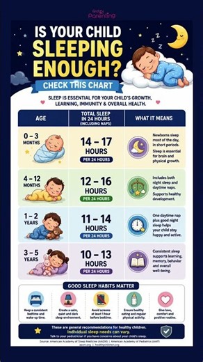 Baby Sleep Schedule by Age | How Much Sleep Does a Child Need