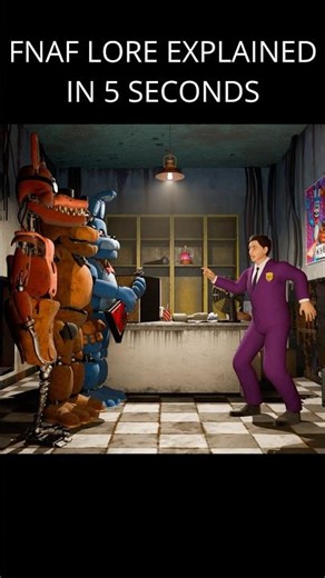 FNaF Lore Explained In 5 Seconds