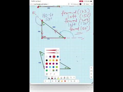 Create Triangles with Turtle in Python