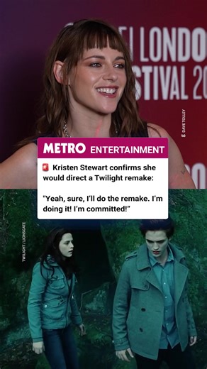 Are you here for this? 👀 Kristen Stewart told @Entertainment Tonight that she “would love” to direct reboot of Twilight. @Taylor Lautner would you be down for this? 🐺 #twilight #kristenstewart #robertpattinson #filmnews #taylorlautner