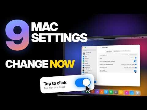 9 Hidden Mac Settings That Make Your MacBook Better |Mac Tutorial