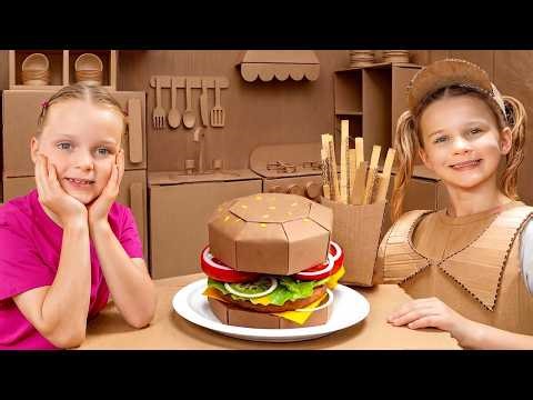 Stephi Explores a Cardboard Mall and Learns to Keep Her Room Clean