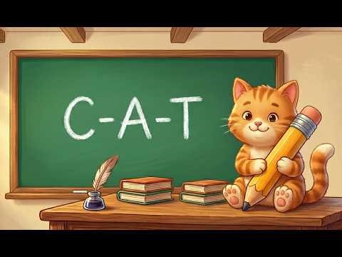Learn to Spell 3-Letter Words for Kids! | Reading for Toddlers & Preschool | The Spelling Bee Vol. 1