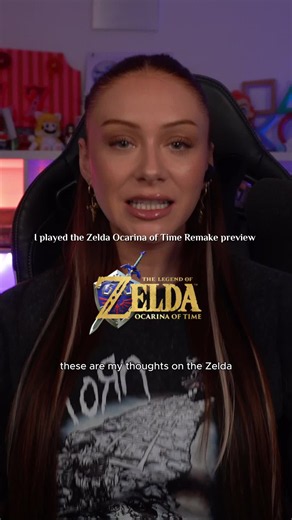 i played the ZELDA: OCARINA OF TIME preview 🤯 the nostalgiaaaaa 🥹❤️ thank you SO much to @Nintendo UK for inviting me 👏🏼 #zelda #ocarinaoftime #nintendo #gaming #nostalgia
