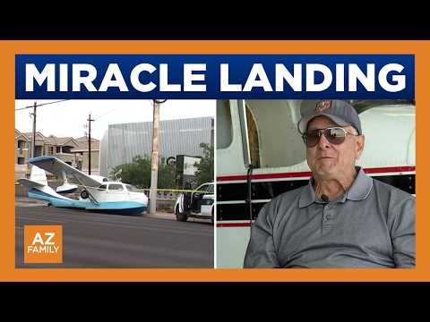 Pilot makes safe landing on central Phoenix road after power failure