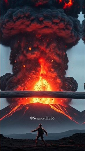 Why Volcanoes Erupt 🌋 | The Earth Is Literally Exploding | Science Hub6?. | #shorts #ai