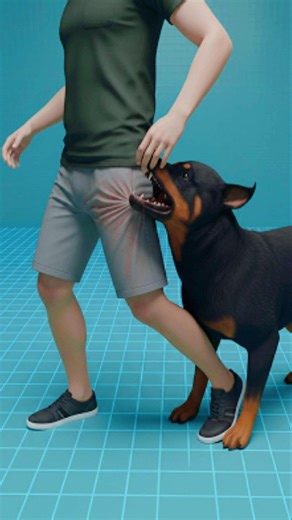 What REALLY Happens If a Dog Bites You😳#shorts #health