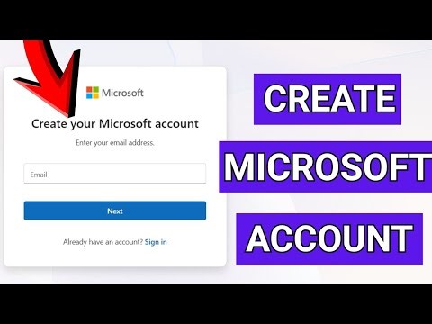 How to Create a Microsoft Account (PC & Laptop)