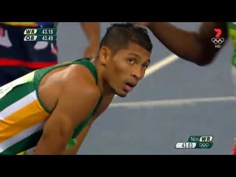 Wade Van Niekerk Rio 2016 Olympics 400m W.R 43 03 | Timothy Lane