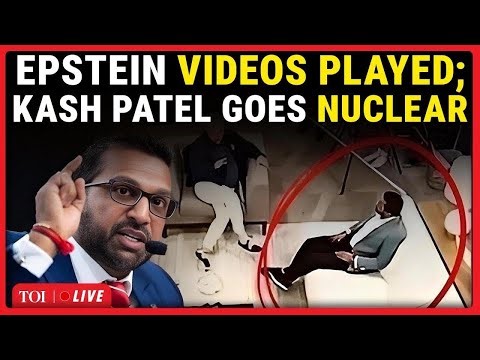 Kash Patel's Epstein Video Played In Congressional Hearing; Watch His Outburst | Trump News Today