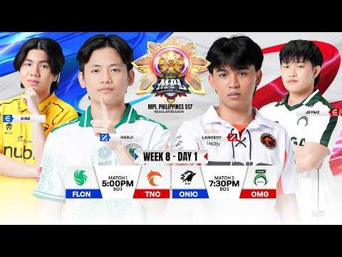 🔴 LIVE | MPL PH S17 | ENGLISH - Week 8 Day 1