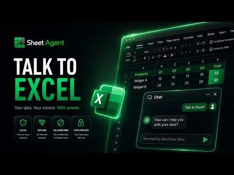 Your private Multi-Agent Excel system 100% Offline - Sheet Agent
