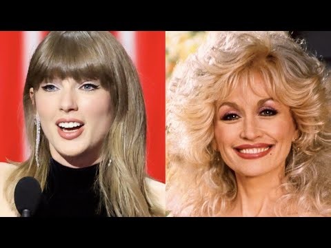 Taylor Swift publicly dedicated a major award win to Dolly Parton during her acceptance speech.