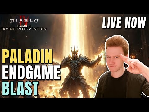 PALADIN ENDGAME NEW HAMMER META & GIVEAWAY - Diablo 4 LIVE