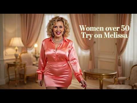 Mature women over 50, elegant hotel try on: daily to evening looks 💖