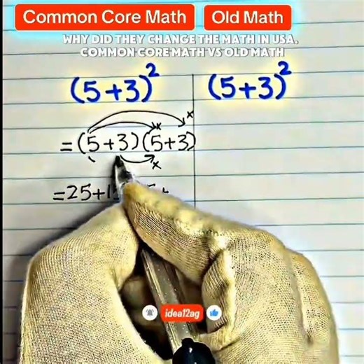 Why did they change the Math in USA. Common Core Math vs Old Math