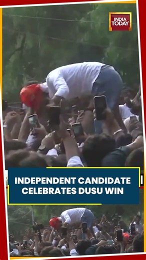 DUSU Results: Independent Candidate Deepanshu Shokeen Wins V-P Post, Celebrates Victory At DU