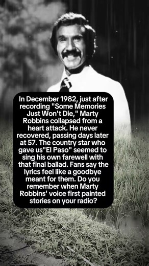 Marty Robbins Recorded His Goodbye… Then Died Days Later
