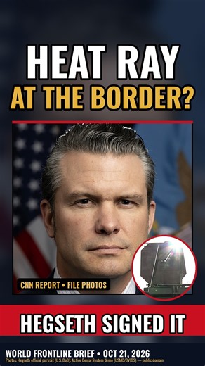 Pentagon Clears a Military HEAT RAY for Border Tests — Hegseth Signed the Memo, CNN Reports #shorts