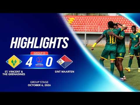St. Vincent and the Grenadines vs Sint Maarten | 26/27 Concacaf Nations League Group Stage