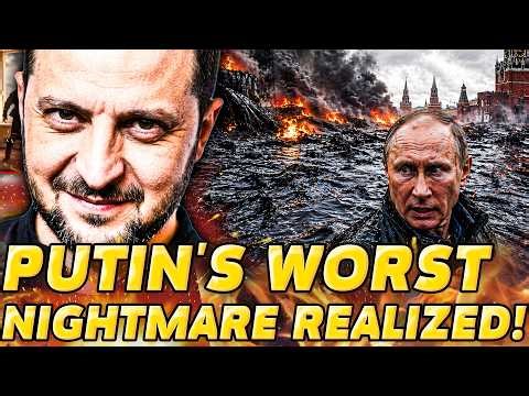 🚨MOSCOW SINKING IN OIL! UKRAINE DESTROYS LARGEST OIL STORAGE! NEVER SEEN A CATASTROPHE LIKE THIS!
