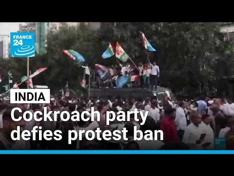 India’s youth-led Cockroach movement defies protest ban • FRANCE 24 English