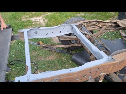 Restoring a Rusted Fuel Tank Frame on a 1994 Ford F-150 OBS