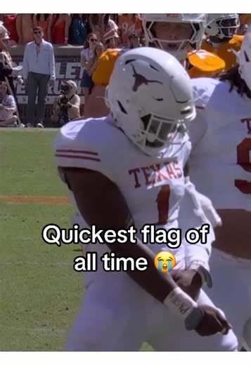 What was bro thinking 😂😭 #cfb #collegefootball #celebration #flag #texas