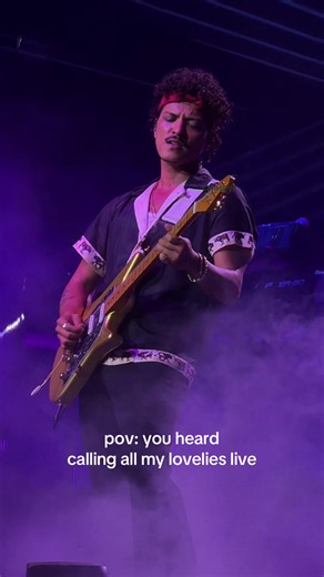 POV: You Heard Bruno Mars' 'Calling All My Lovelies' Live