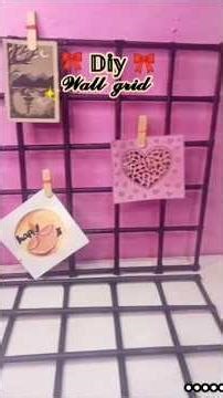 how to make DIY wall grid 🎀 easy paper craft ideas#viralvideo #diy #papercraft #craft #craftideas
