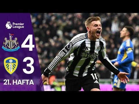 Newcastle United (4-3) Leeds United | 21. Hafta MAÇ ÖZETİ | Premier League - 2025/26